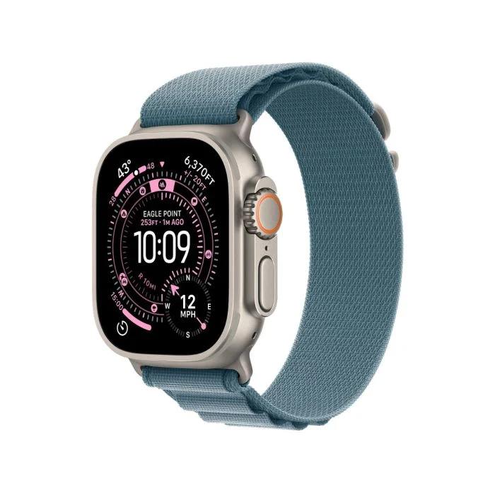 Apple Watch Ultra 3 Titanium Case with Alpine Loop- Large